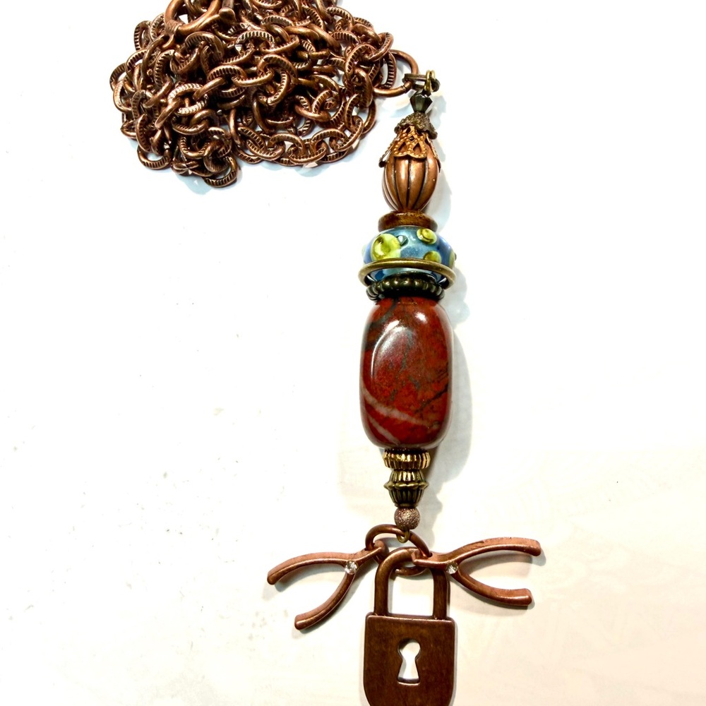 Red Jasper Boho Necklace